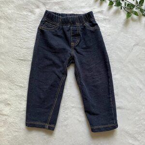 Carter’s Baby Jogger Pants 18M Blue Denim 100% Cotton GUC Toddler